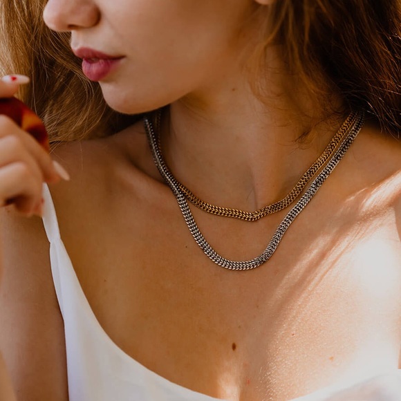 Jewelry - Double layer chain necklace